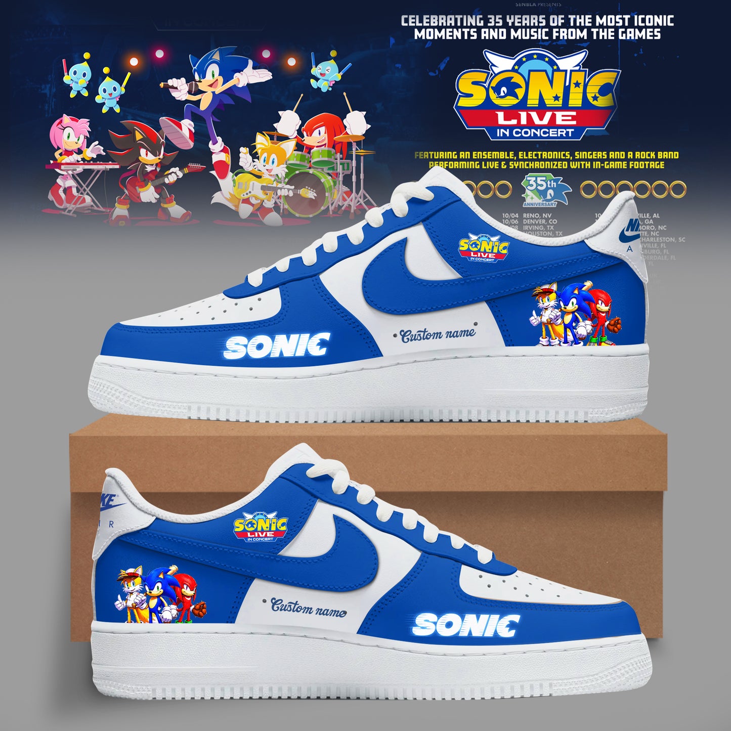 .Sonic Live In Concert 2026 Limited Luxury Sneakers Are Here