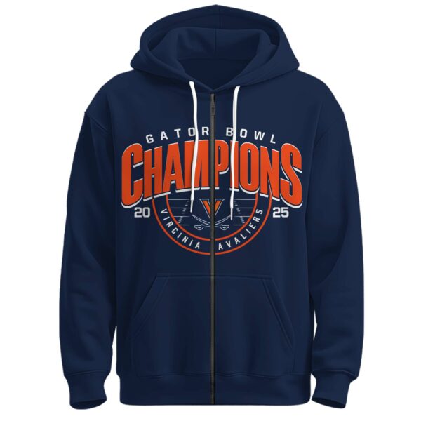 Virginia Cavaliers – Gator Bowl Champions Zip Hoodie