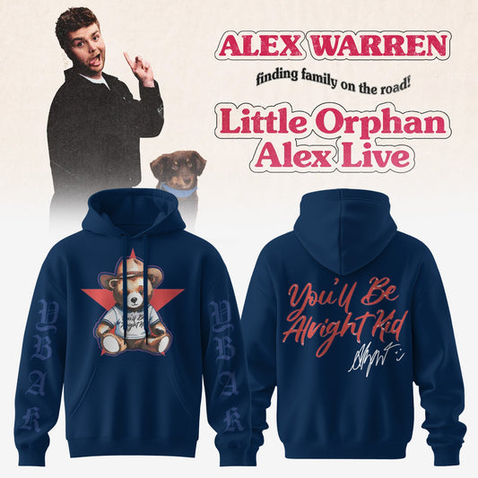 ,.Alex Warren’s “Little Orphan Alex” Tour Hoodie