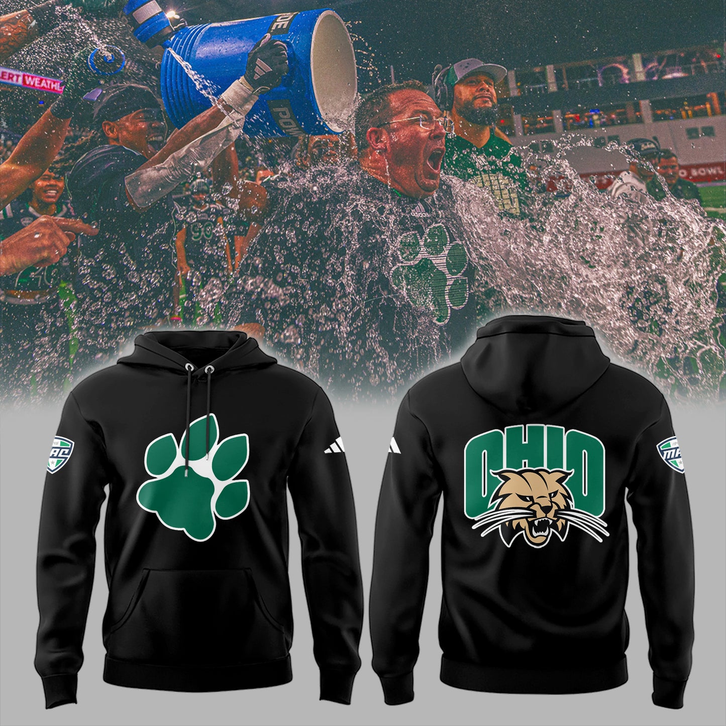 Limited Edition Ohio Bobcats Football Hoodie HD30075