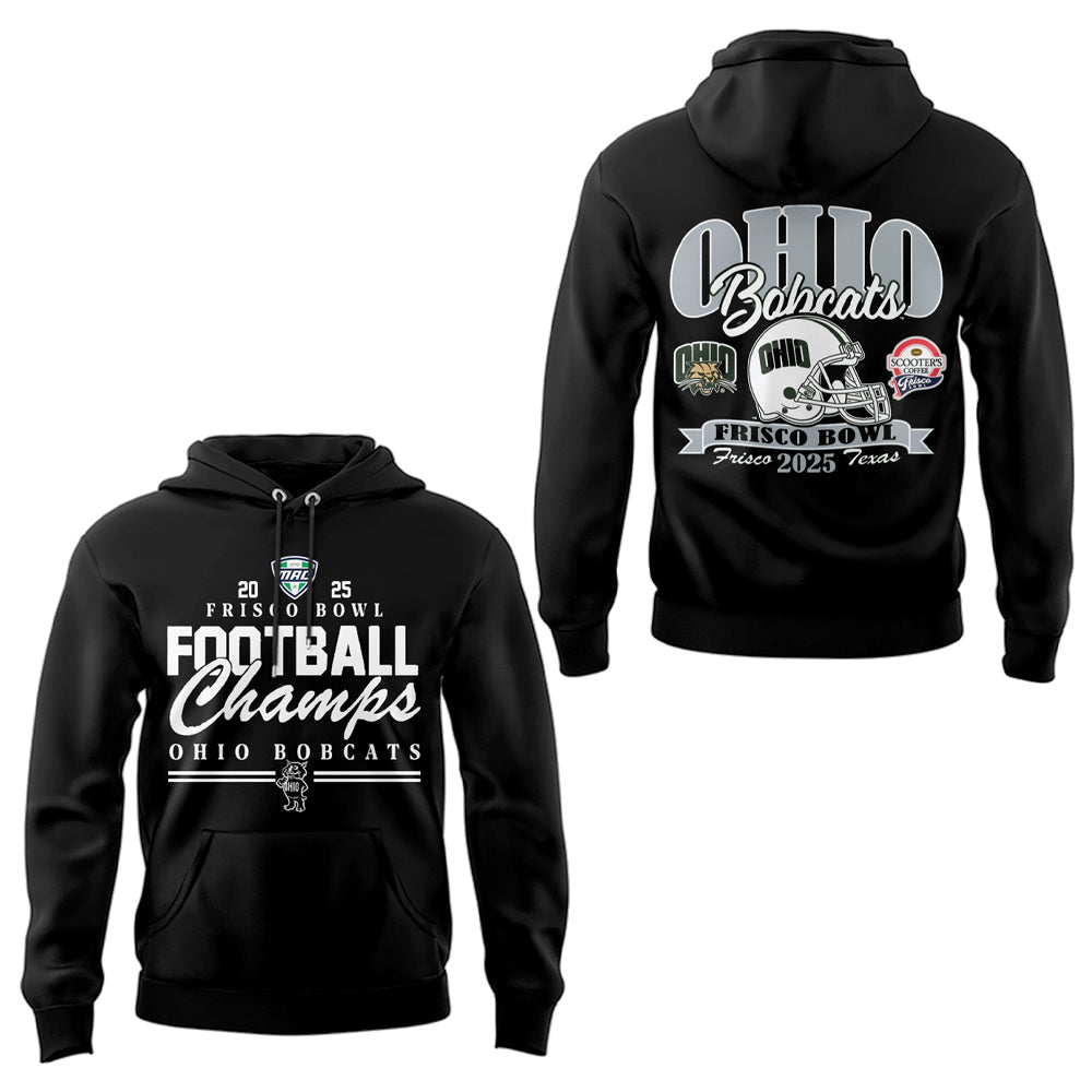 Limited Edition Ohio Bobcats Football Hoodie HD30076A