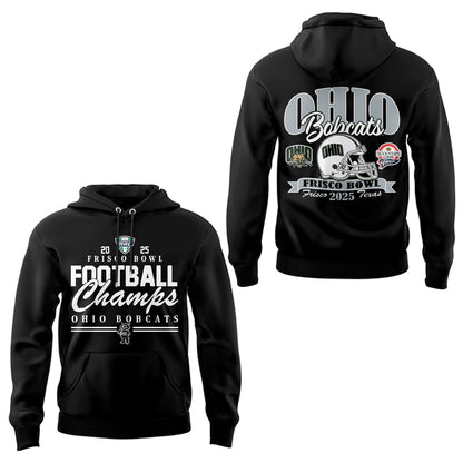 Limited Edition Ohio Bobcats Football Hoodie HD30076A