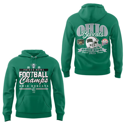 Limited Edition Ohio Bobcats Football Hoodie HD30076B