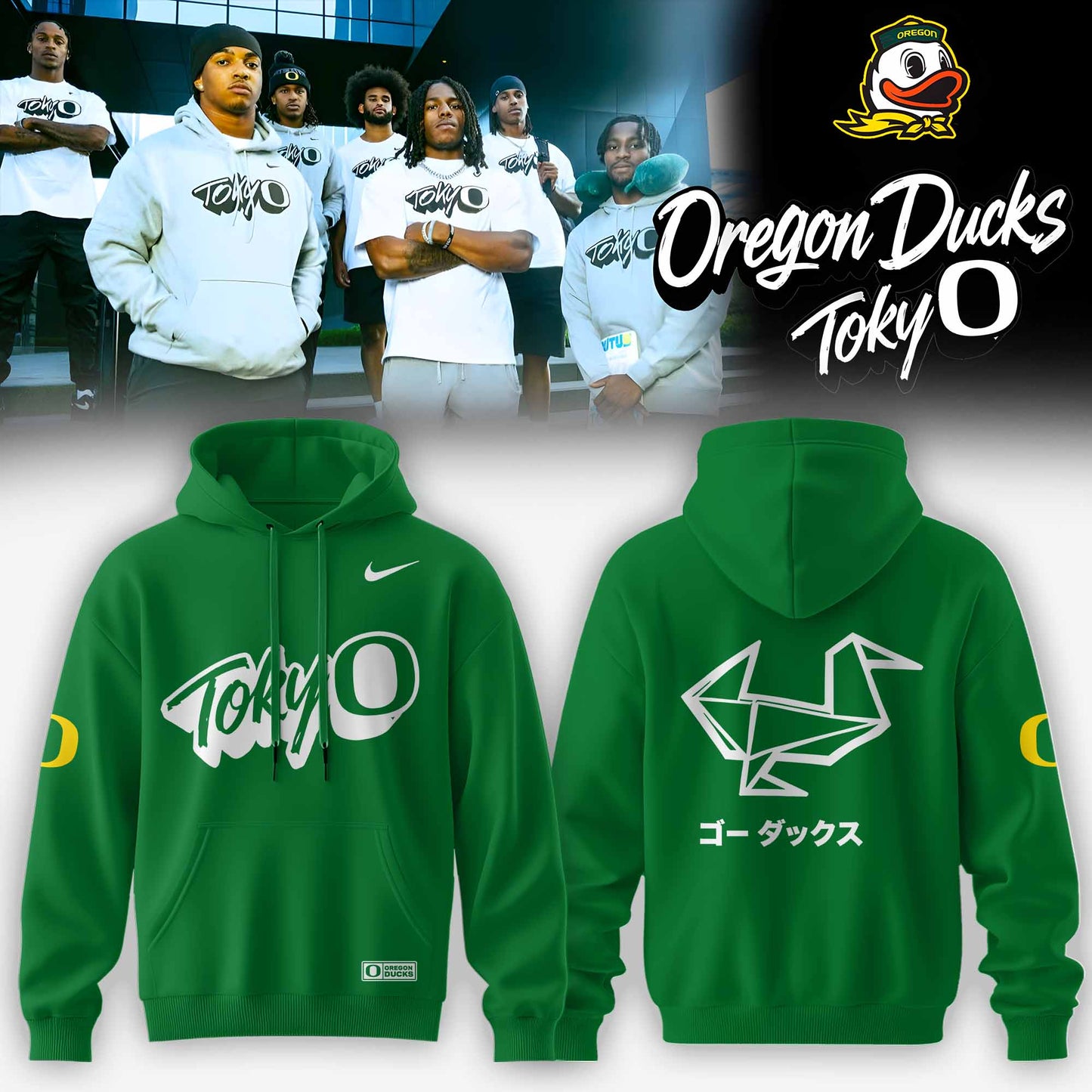 .Oregon Ducks Release Tokyo Inspired Clothing Collection