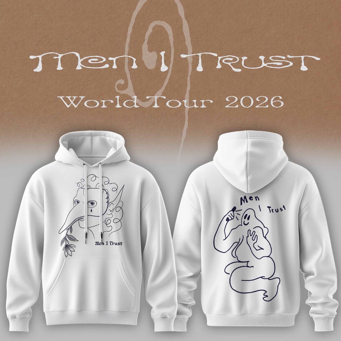 Men I Trust World tour 2026 Hoodie