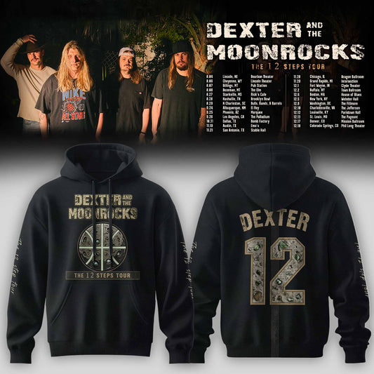 DEXTER & THE MOONROCK – THE 12 STEP TOUR 2026 Hoodie
