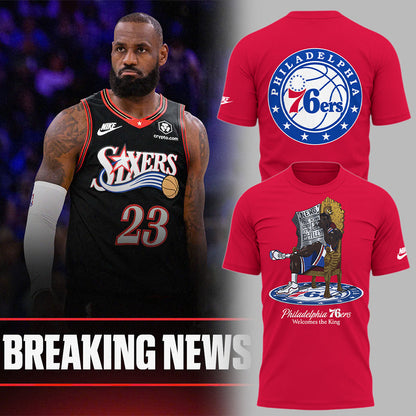 Limited Edition LeBron James Philadelphia 76ers T-Shirts