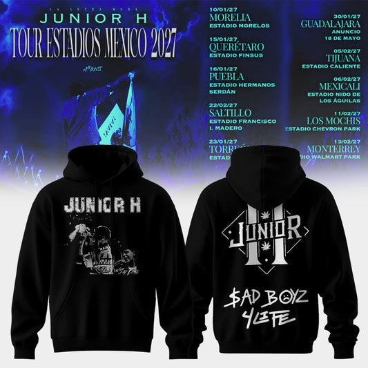 JUNIOR H “Sad Boyz” 2027 Tour Hoodie Is Here