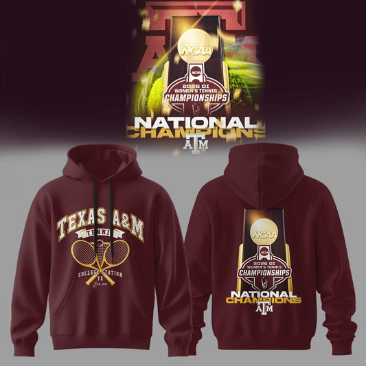 Women’s Tennis Championships – Texas A&M Aggies Hoodie