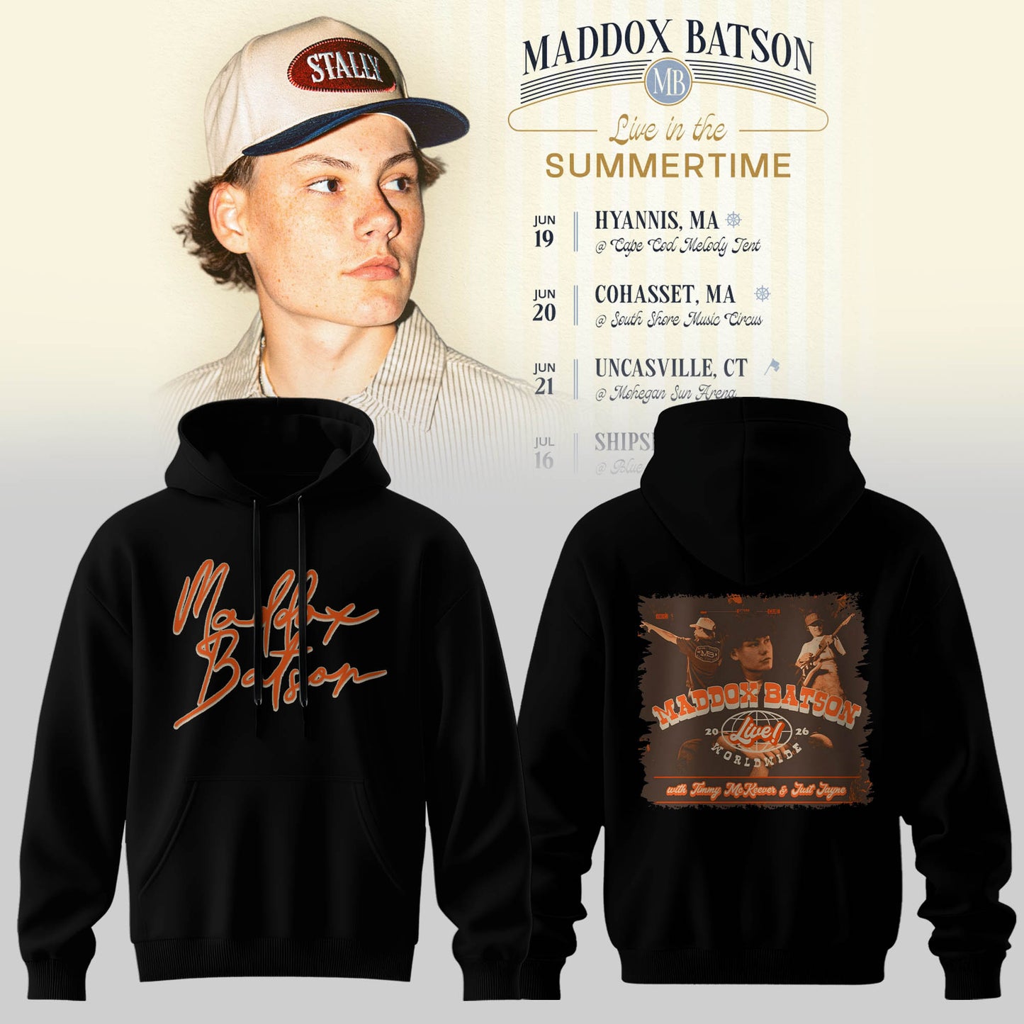 Maddox Batson – Live in Summertime Hoodie