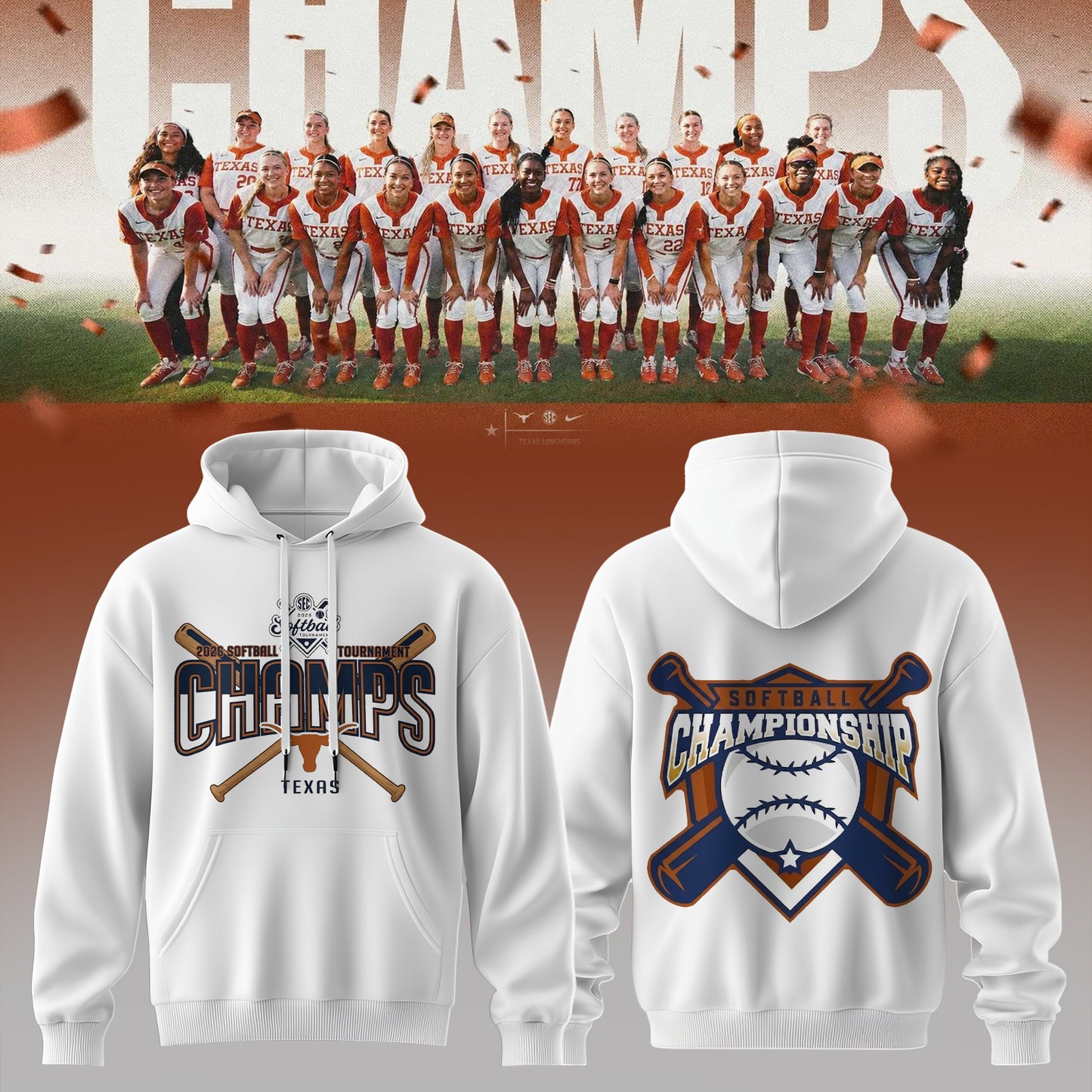 2026 SEC Softball Tournament Champions Hoodie