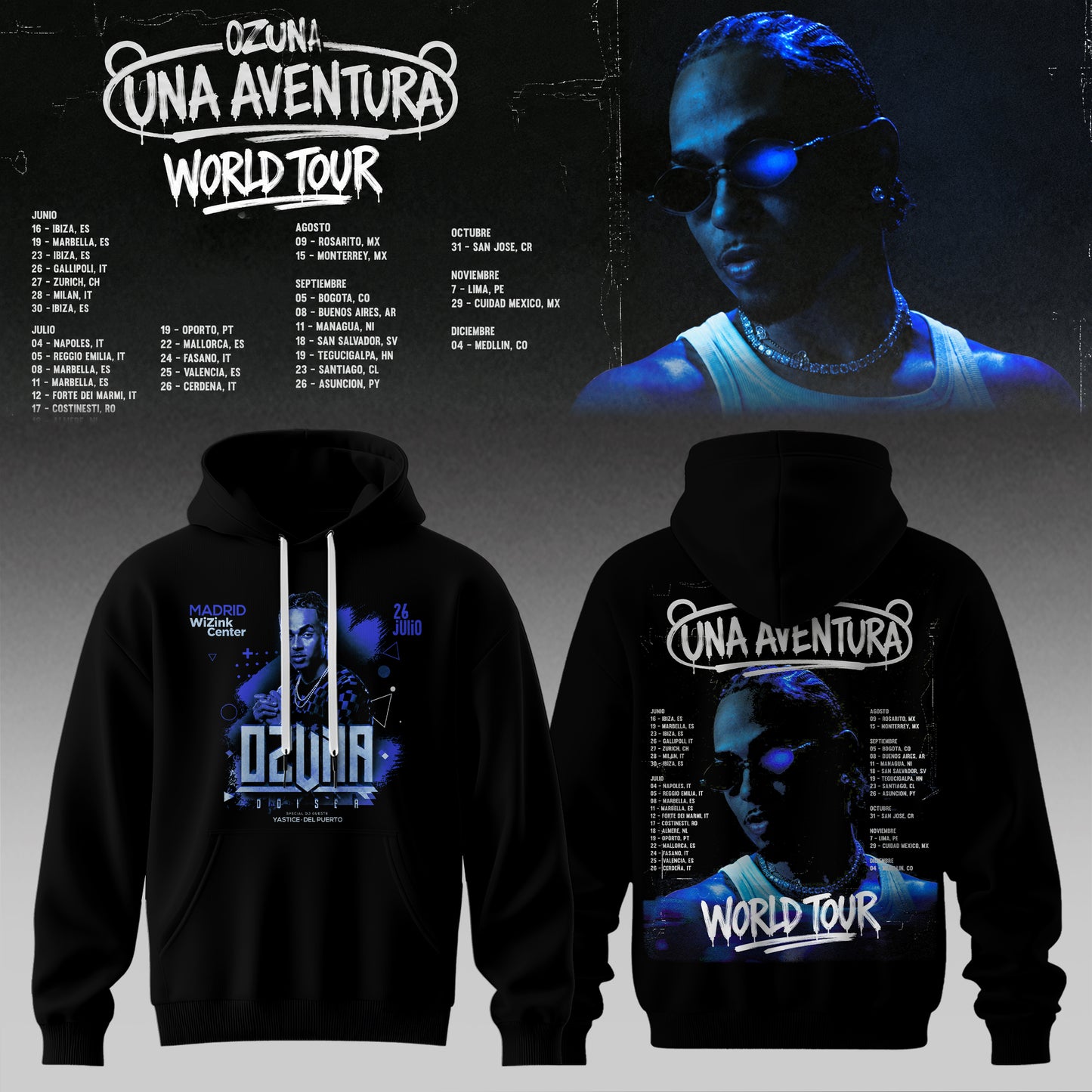 UNA AVENTURA WORLD TOUR – OFFICIAL HOODIE
