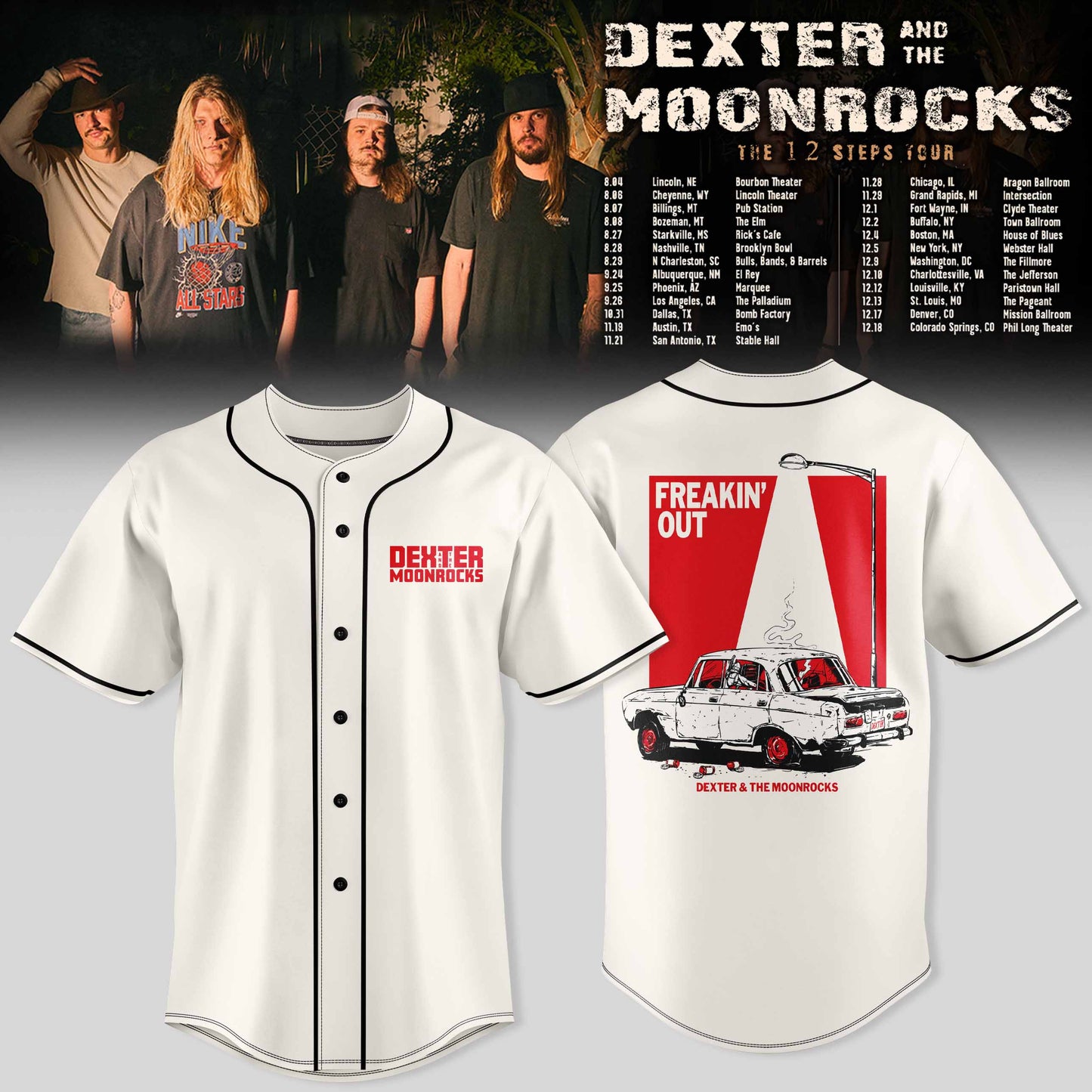 _ DEXTER & THE MOONROCK – THE 12 STEP TOUR 2026 Jersey