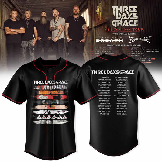 THREE DAYS GRACE – ALIENATION TOUR 2026 OFFICIAL JERSEY COLLECTION