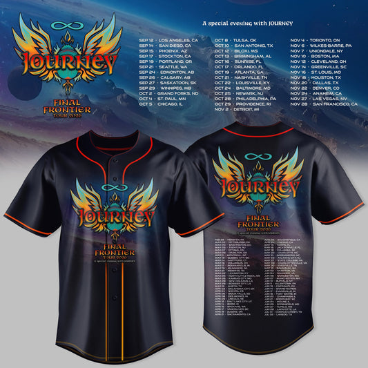 JOURNEY – FINAL FRONTIER 2026 TOUR JESEY | LIMITED DROP