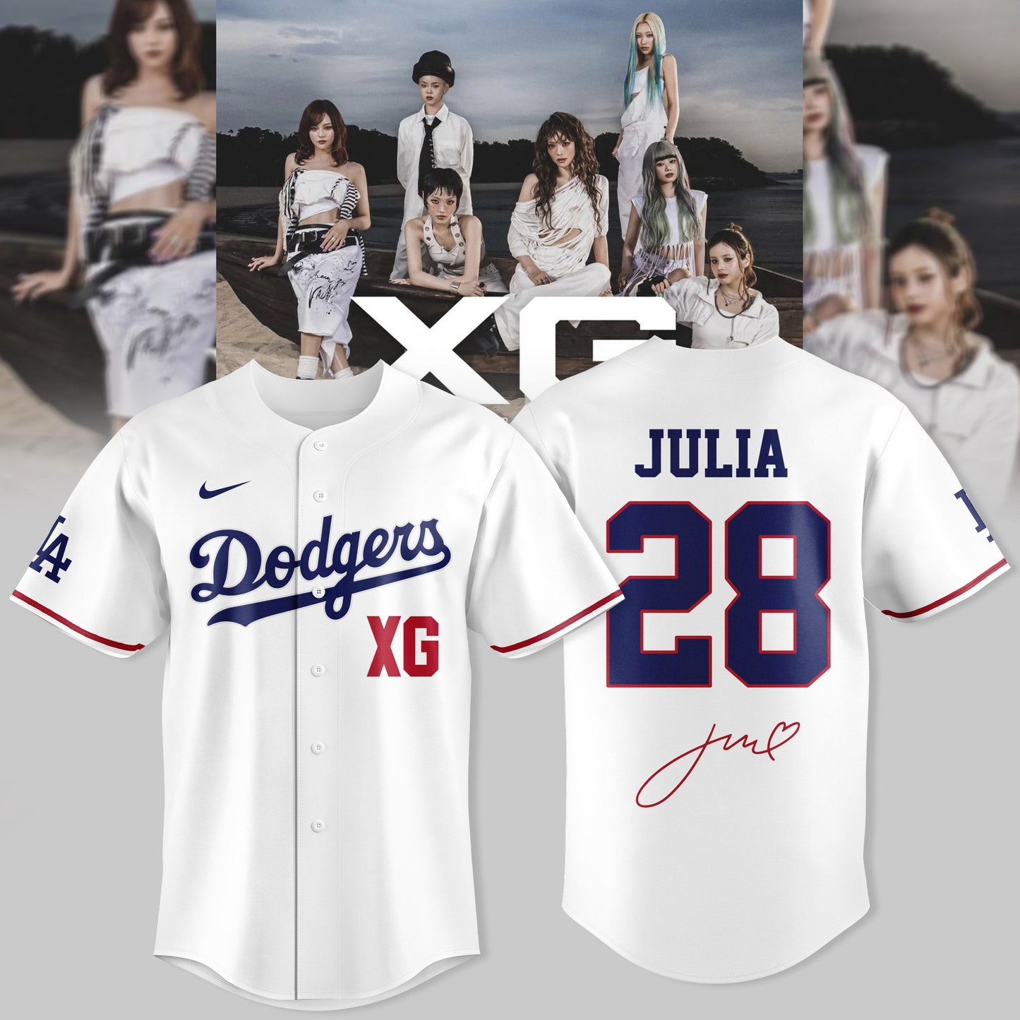 _”XG WORLD TOUR: THE CORE” Jersey Baseball