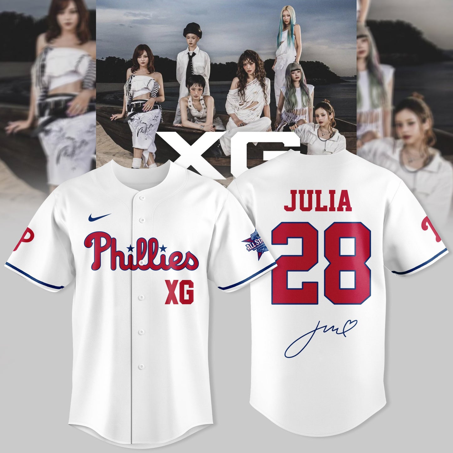 _”XG WORLD TOUR: THE CORE” Jersey Baseball