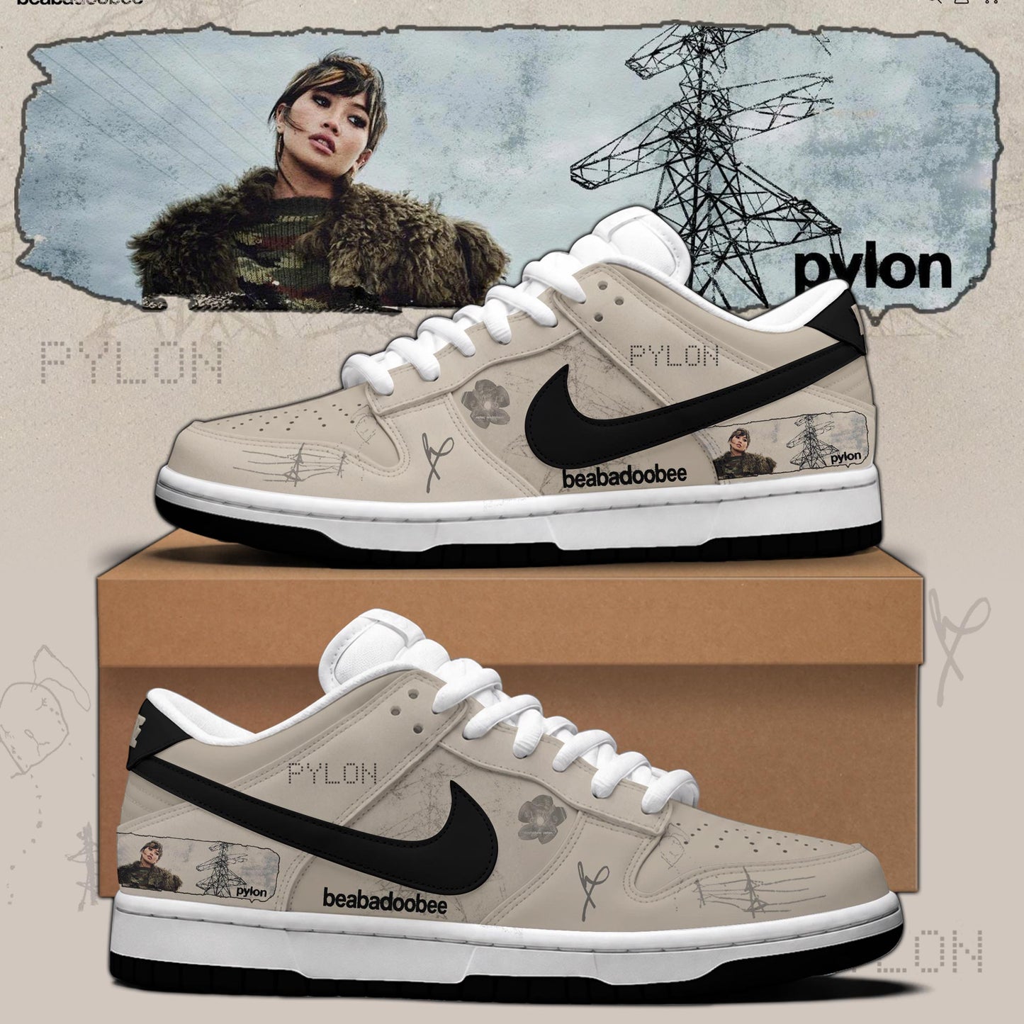 Beabadoobee Special “Pylon” Album 2026 Limited Edition Dunk Low