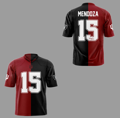 “Welcome Mendoza to Raiders” 🏴‍☠️🏈 Football Jersey-KC04242621