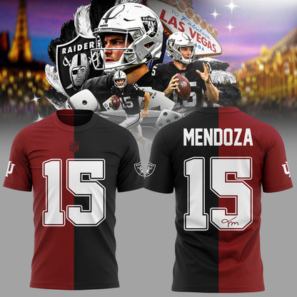 “Welcome Mendoza to Raiders” 🏴‍☠️🏈 Shirt-KC04242624