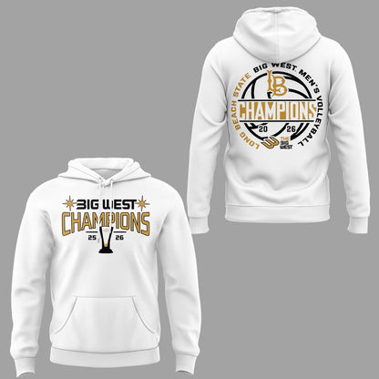 Limited Edition 2026 Big West Men’s Volleyball Champions 🏐🏆 Hoodie-KC04272611