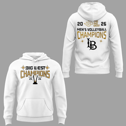 Limited Edition 2026 Big West Men’s Volleyball Champions 🏐🏆 Hoodie-KC04272612