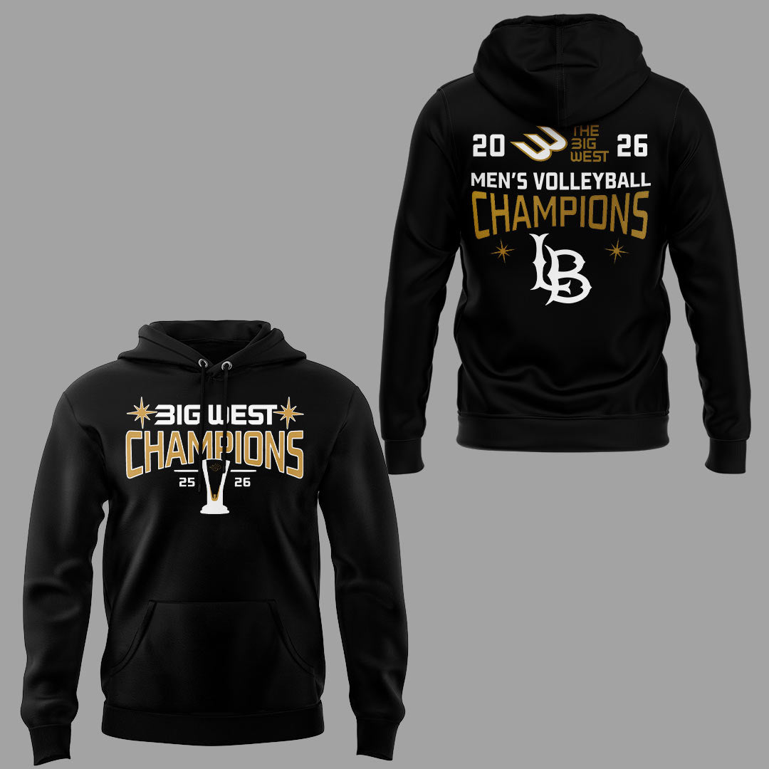 Limited Edition 2026 Big West Men’s Volleyball Champions 🏐🏆 Hoodie-KC04272613