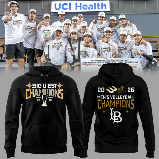 Limited Edition 2026 Big West Men’s Volleyball Champions 🏐🏆 Hoodie-KC04272613