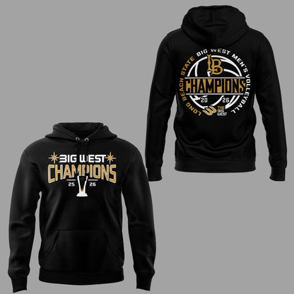 Limited Edition 2026 Big West Men’s Volleyball Champions 🏐🏆 Hoodie-KC04272614
