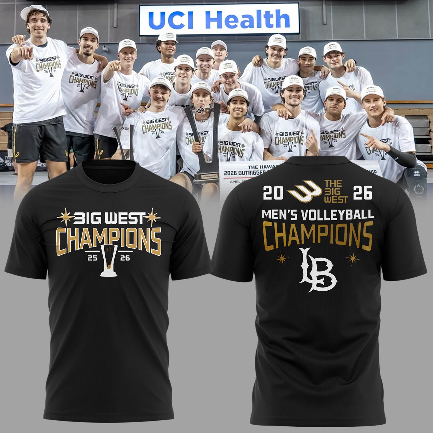 Limited Edition 2026 Big West Men’s Volleyball Champions 🏐🏆 Shirt-KC04272615