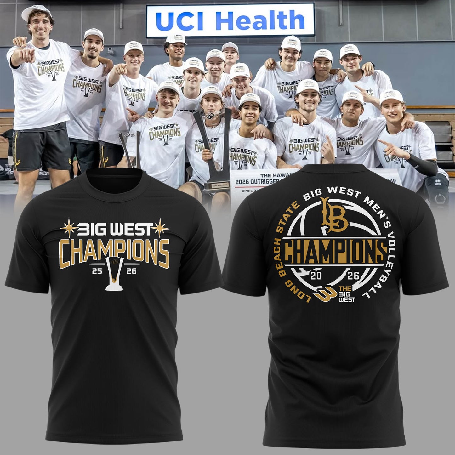Limited Edition 2026 Big West Men’s Volleyball Champions 🏐🏆 Shirt-KC04272616