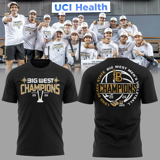Limited Edition 2026 Big West Men’s Volleyball Champions 🏐🏆 Shirt-KC04272616