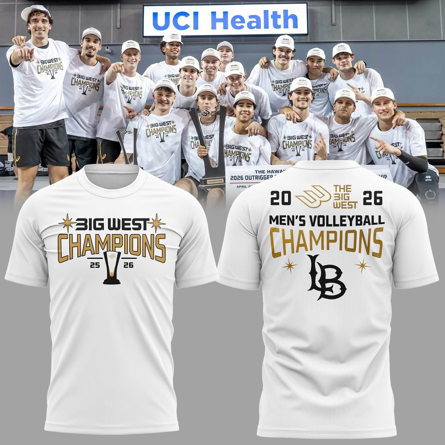 Limited Edition 2026 Big West Men’s Volleyball Champions 🏐🏆 Shirt-KC04272617