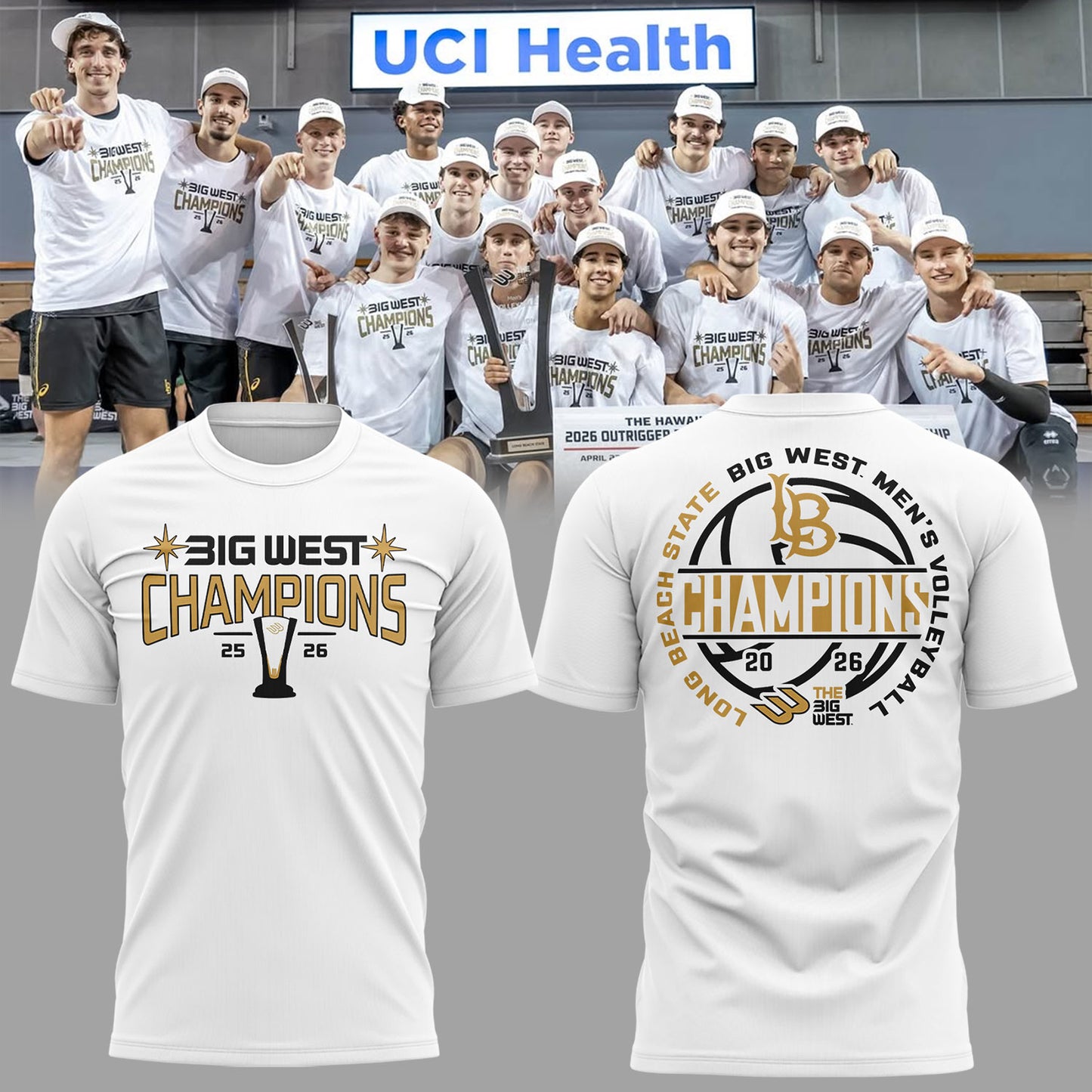 Limited Edition 2026 Big West Men’s Volleyball Champions 🏐🏆 Shirt-KC04272618
