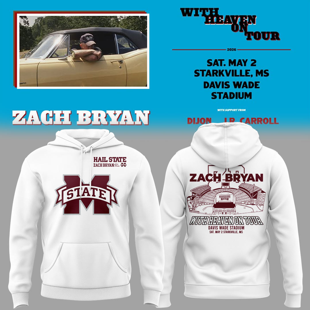 Limited Edition “With Heaven On Tour 2026.” at Davis Wade Stadium Starkville, Mississippi Hoodie-KC04272624