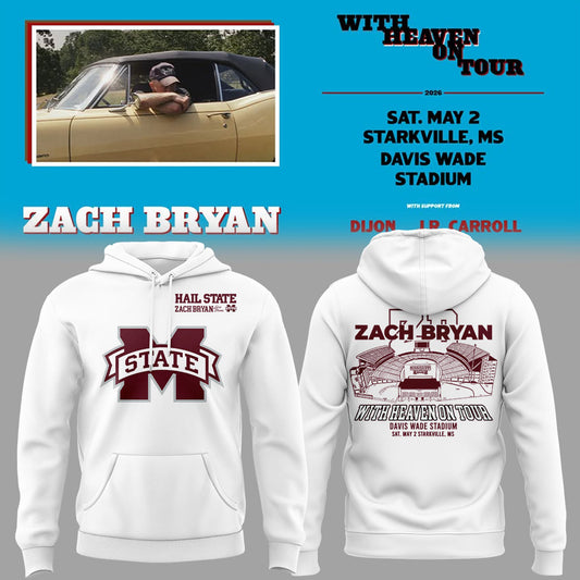 Limited Edition “With Heaven On Tour 2026.” at Davis Wade Stadium Starkville, Mississippi Hoodie-KC04272624