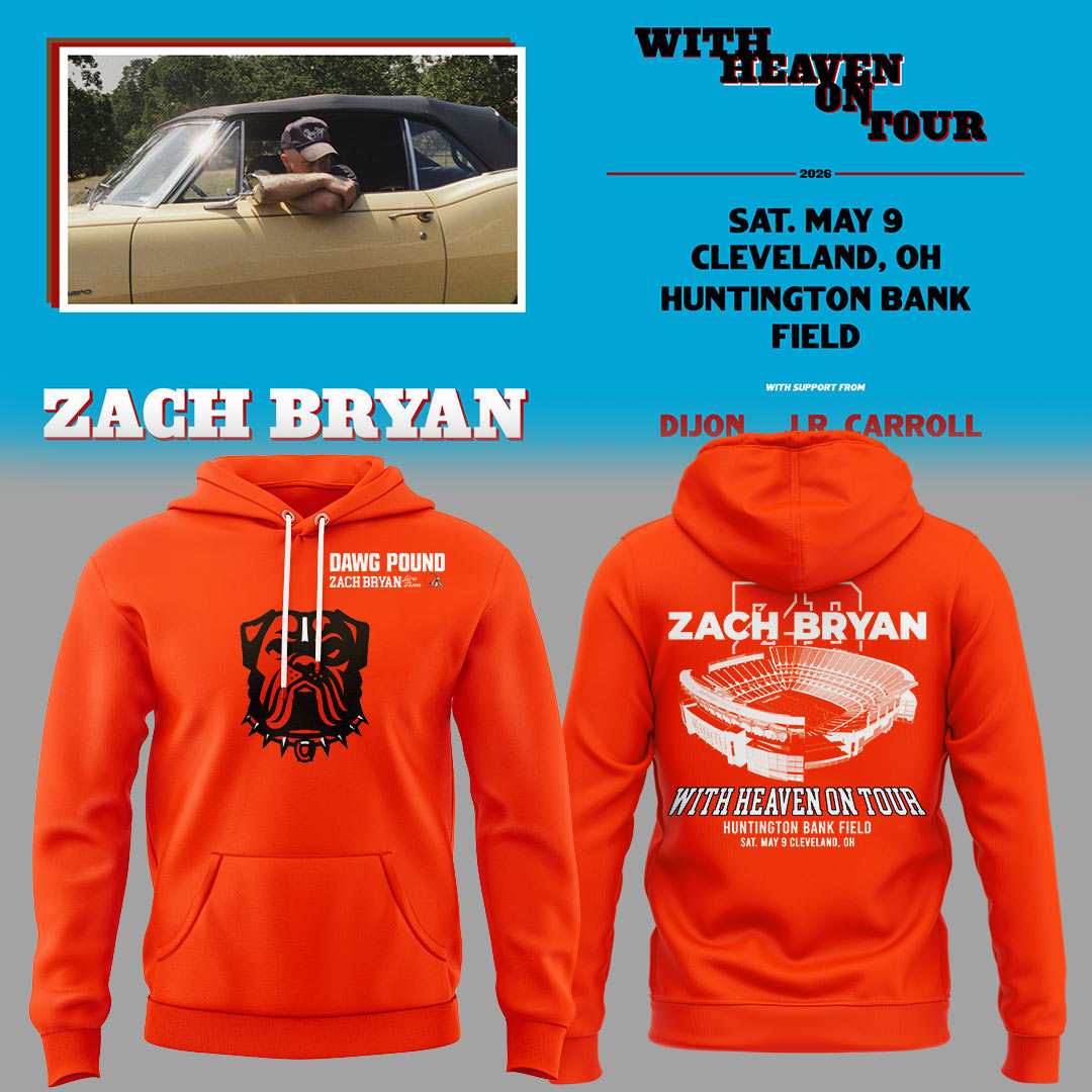 Limited Edition “With Heaven On Tour 2026.” at Huntington Bank Field Cleveland, OH Hoodie-KC05072613