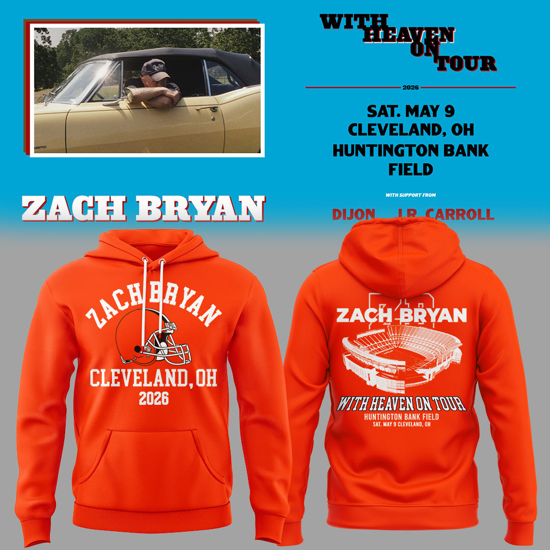 Limited Edition “With Heaven On Tour 2026.” at Huntington Bank Field Cleveland, OH Hoodie-KC05072614