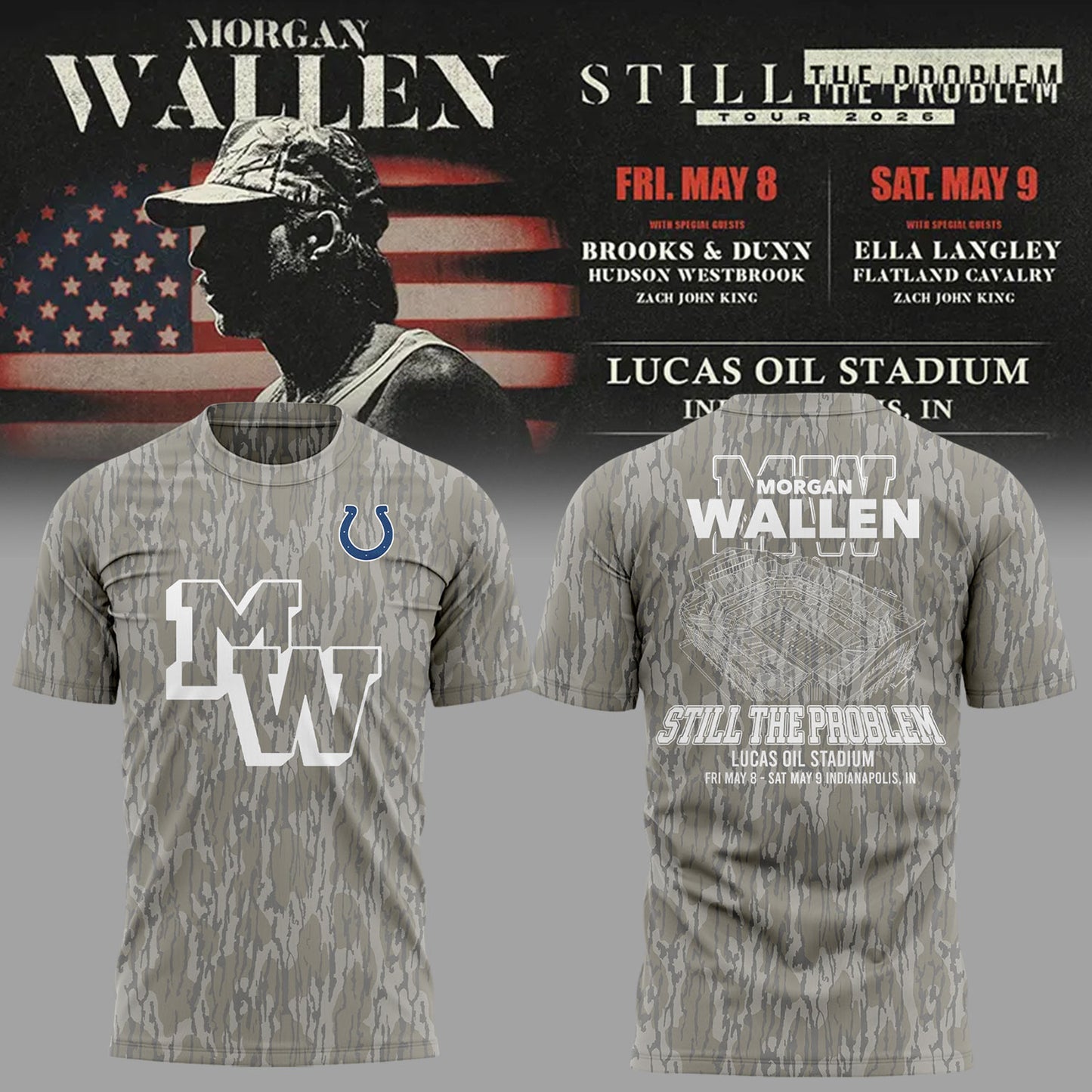 Limited Edition “Still The Problem Tour” At Lucas Oil Stadium, Indianapolis Shirt-KC05082616