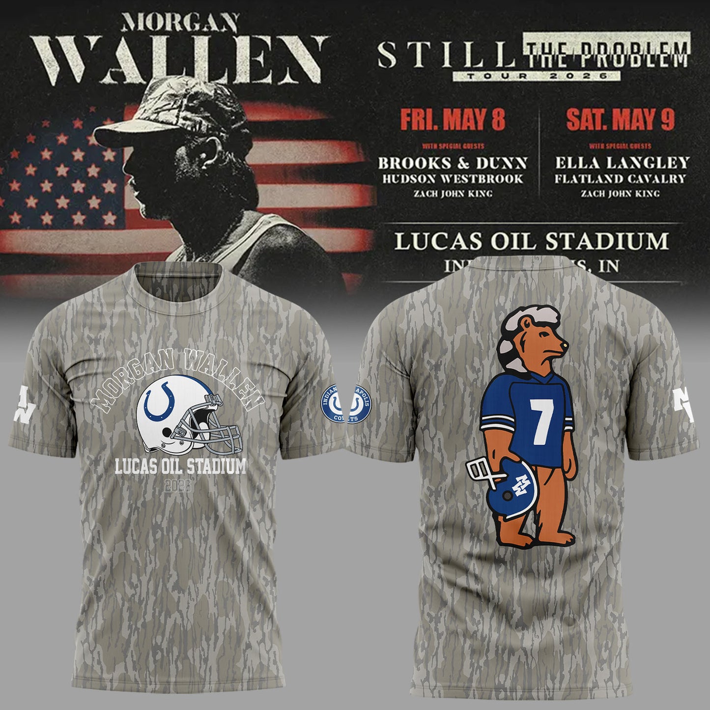 Limited Edition “Still The Problem Tour” At Lucas Oil Stadium, Indianapolis Shirt-KC05082617