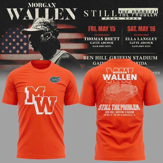 Still the Problem Tour "Morgan Wallen x Florida Gators" Tshirt 2026