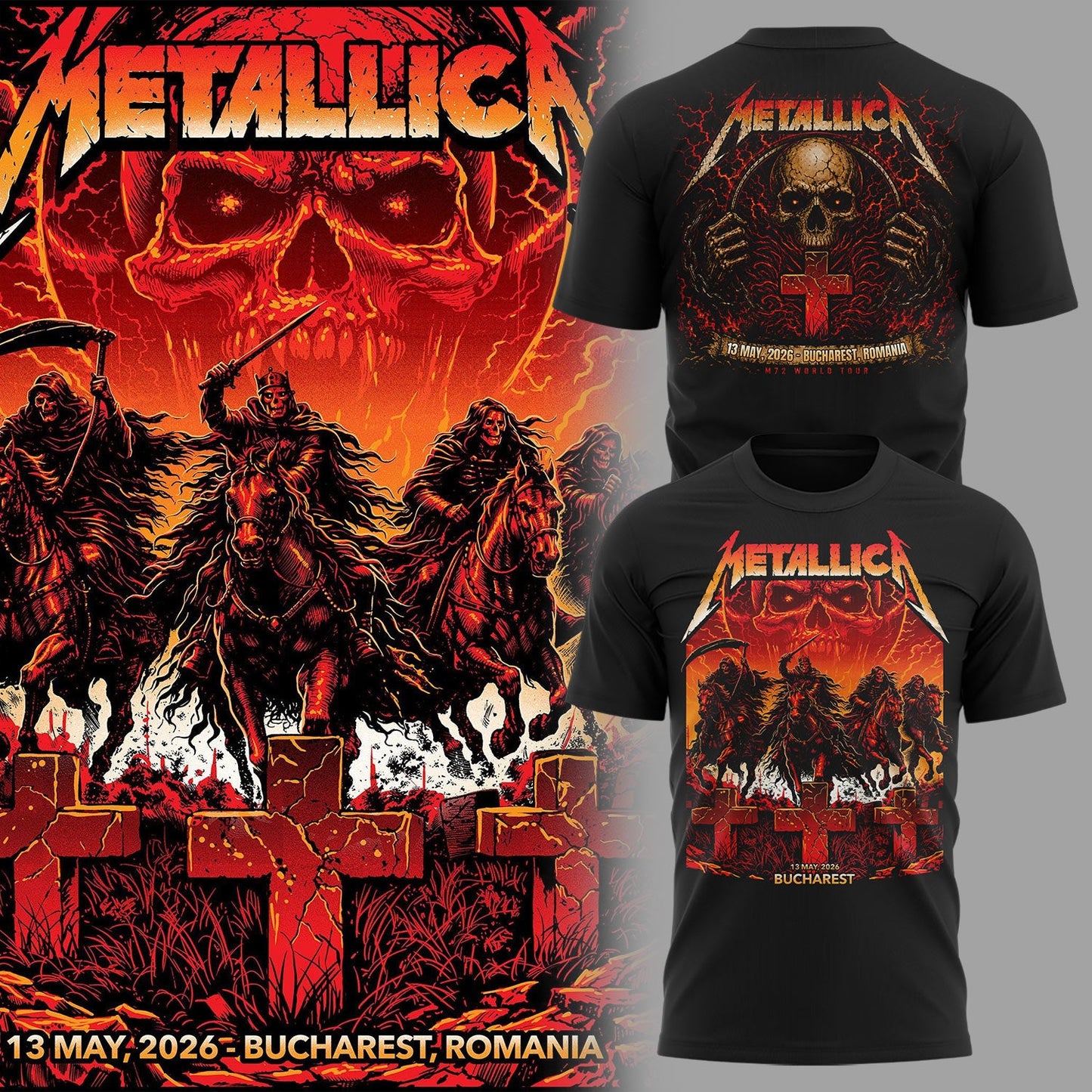 MTLC  Bucharest at Național Arena 🦅🎸Shirt