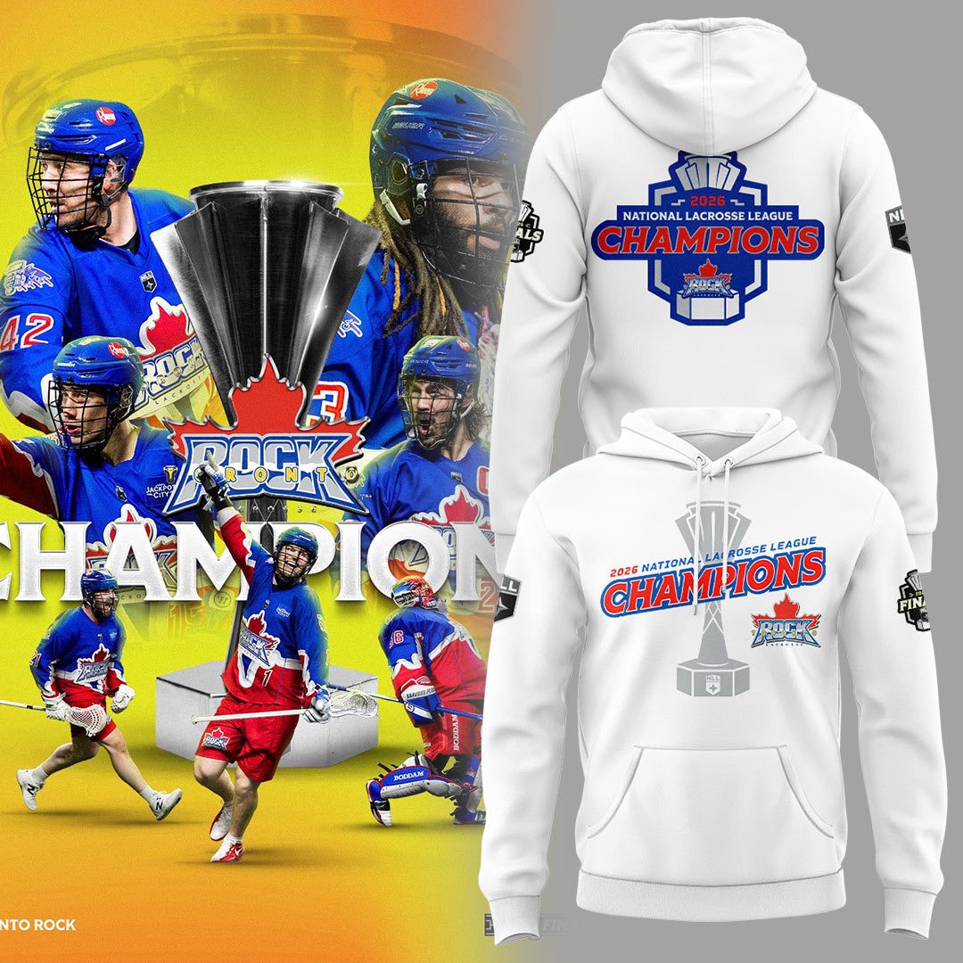 Limited Edition Toronto Rock Are your NLL Champions 🏆 2026 Shirt