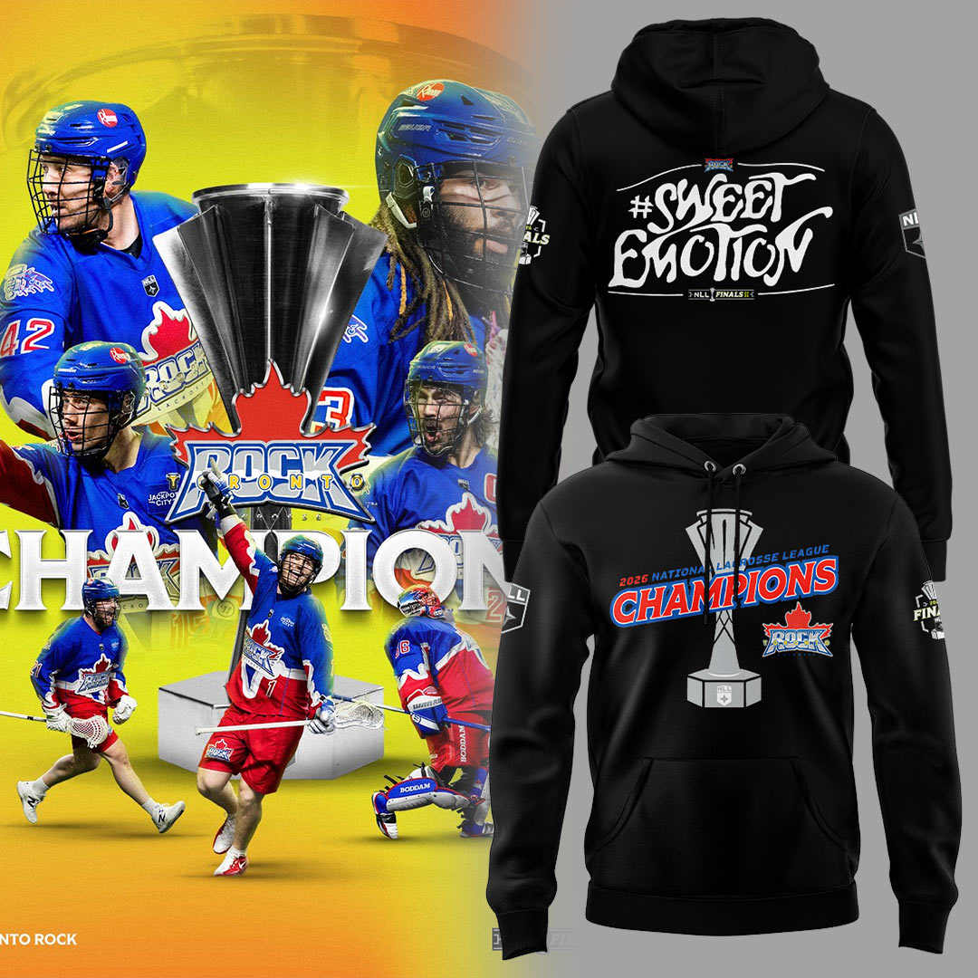 Limited Edition Toronto Rock Are your NLL Champions 🏆 2026 Shirt