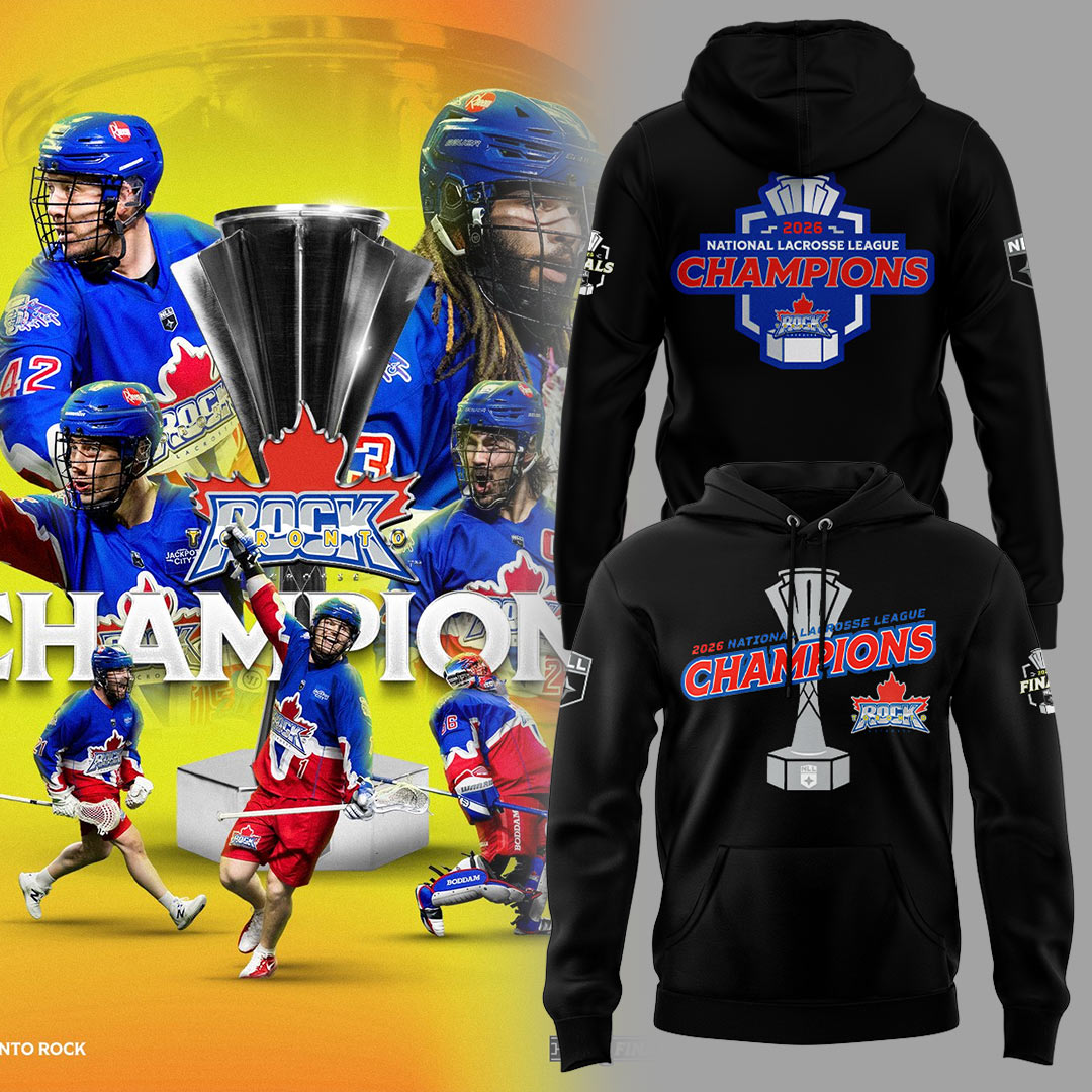 Limited Edition Toronto Rock Are your NLL Champions 🏆 2026 Shirt