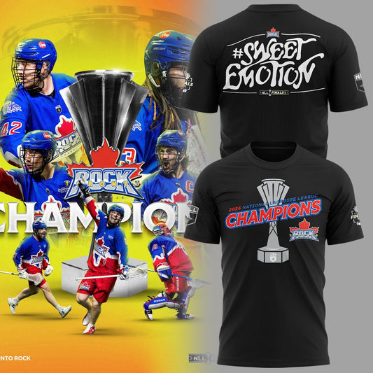 Limited Edition Toronto Rock Are your NLL Champions 🏆 2026 Shirt