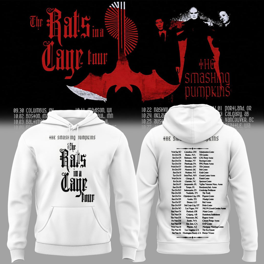 The Smashing Pumpkins – ‘The Rats in a Cage Tour’ 2026 Exclusive Hoodie