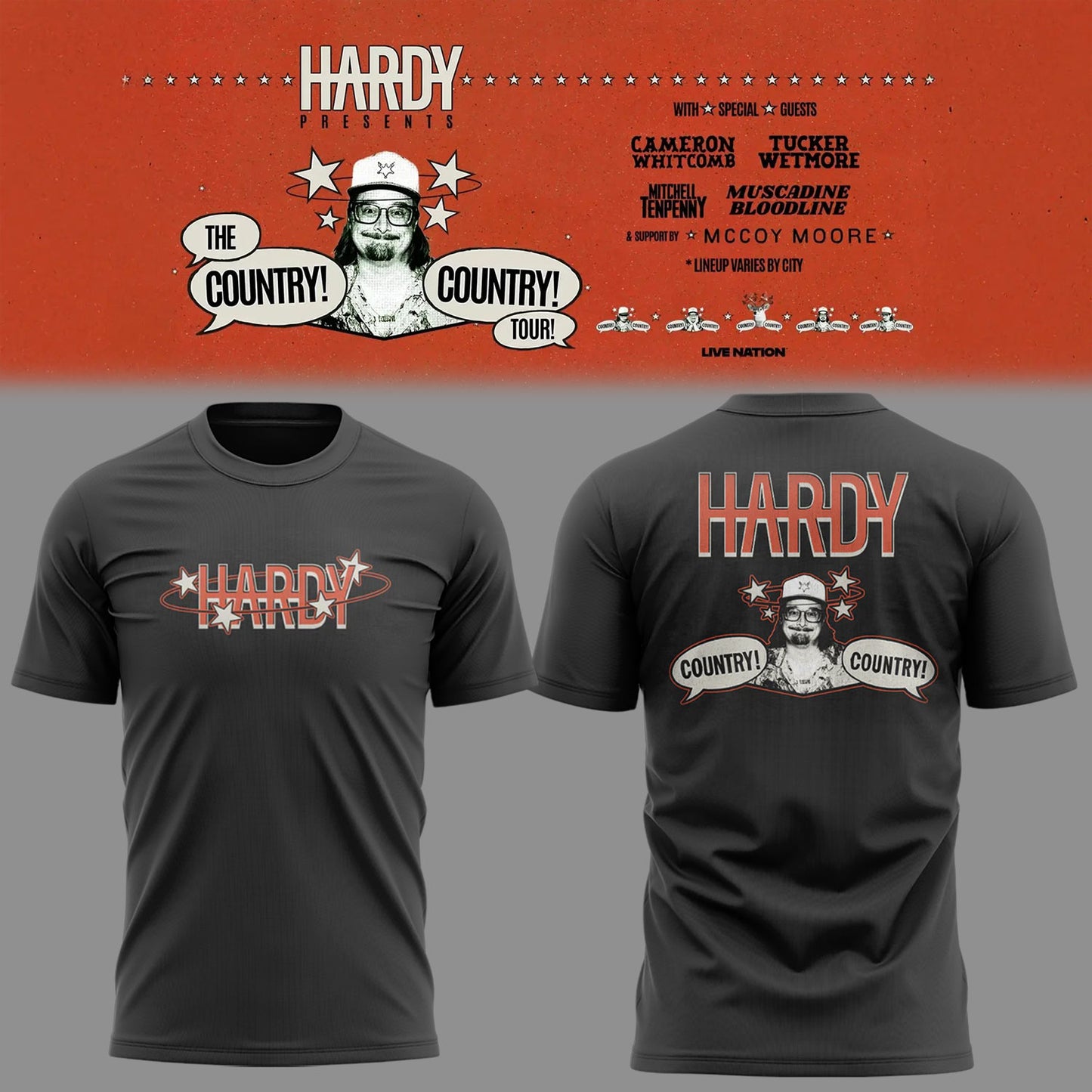 Limited Edition The Country! Country! Tour 🤠🎸Shirt-KC05222628