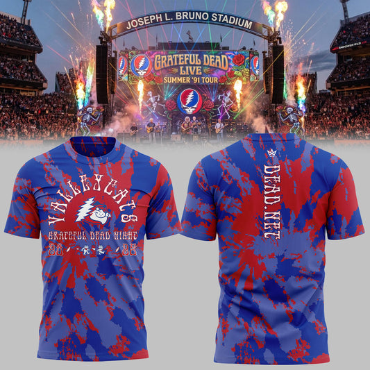 Limited Edition Tri-City ValleyCats x Grateful Dead Night Shirt-KC05262611