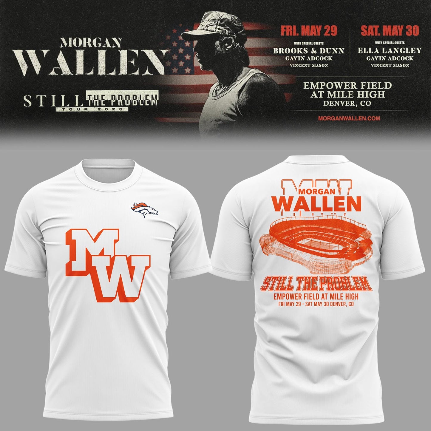 Limited Edition Still The Problem Tour 2026 At Empower Field at Mile High, Denver Shirt